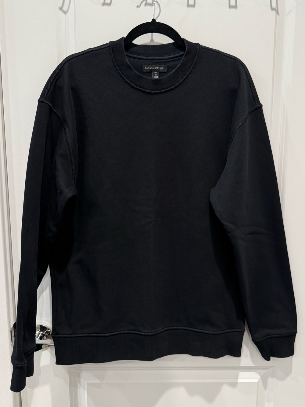 Men’s Banana Republic Black Cotton Sweatshirt (M Tall)
